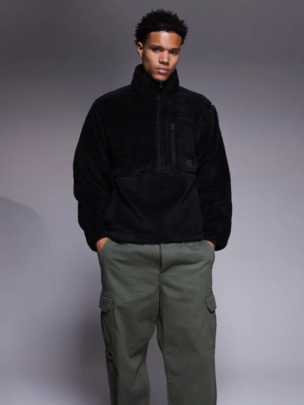NWT The North Face Extreme Pile pullover jacket in black XL